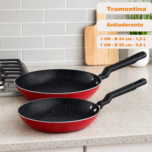 Conjunto 2 Frigideiras Antiaderente Tramontina