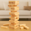 Jogo Caiu Perdeu Torre Madeira 54 Peças Brinquedo Gala