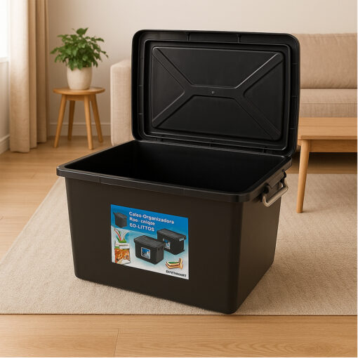 Organizador com tampa 56L Arqplast