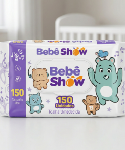 Toalha umedecida 150unidades bebe show
