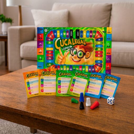 Jogo De Mesa Tabuleiro Cuca Legal Júnior Pais & Filhos