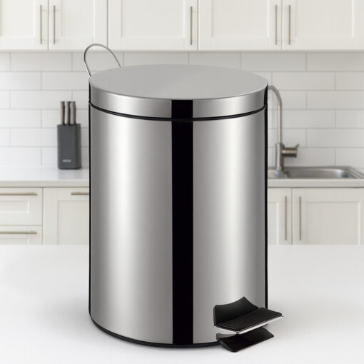 LIXEIRA INOX 3Litros