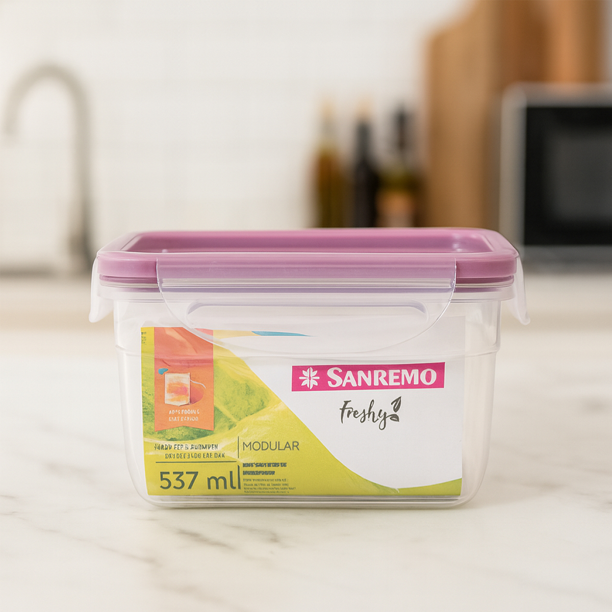 Pote Rosa com trava Sanremo 537ML-1