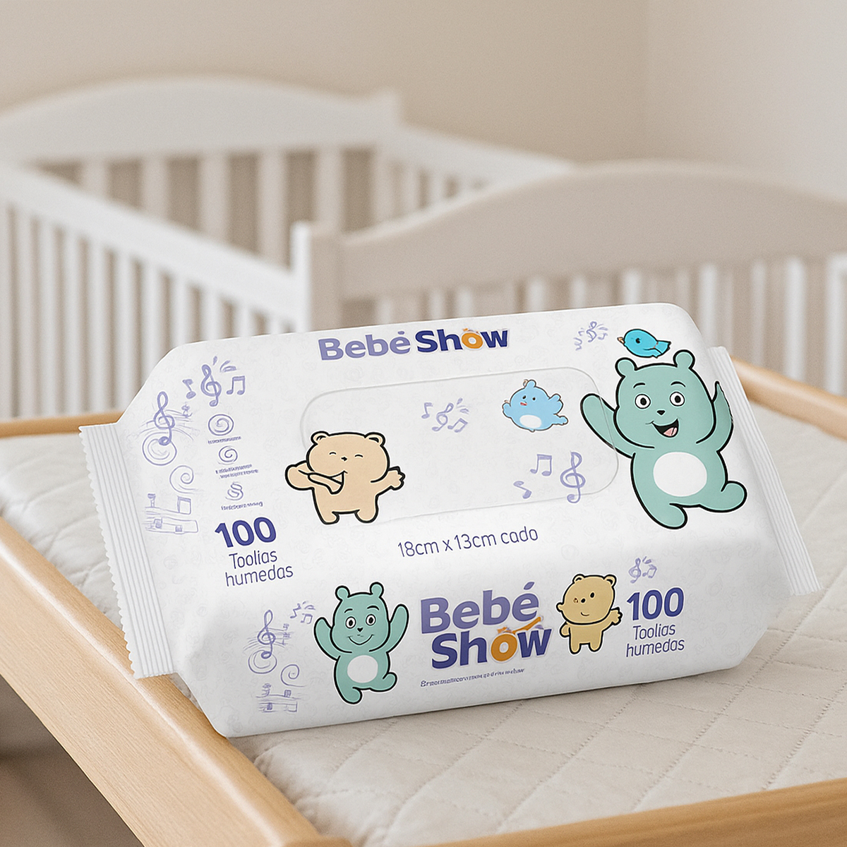 Toalha Umedecida Bebê Show 100