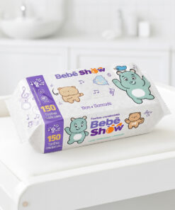 Toalha umedecida 150unidades bebe show