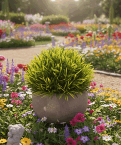 jarro, Cachepô, Arranjo Vaso de Cerâmica com Grama Permanente