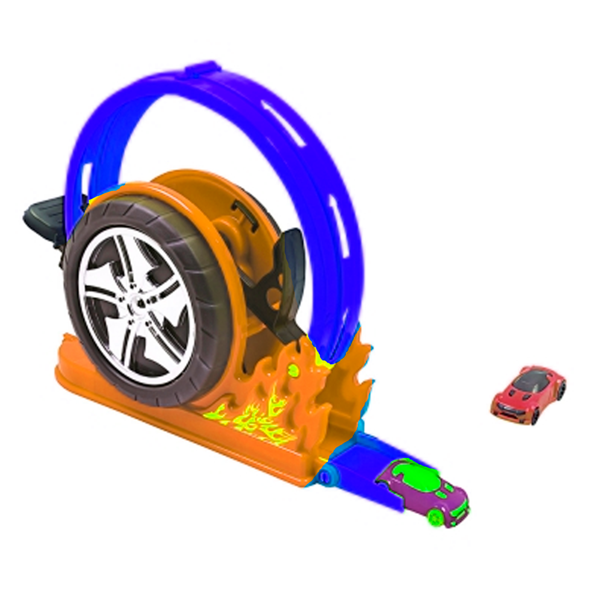 Lançador de carrinhos Mega Pop BS Toys - Imagem 4