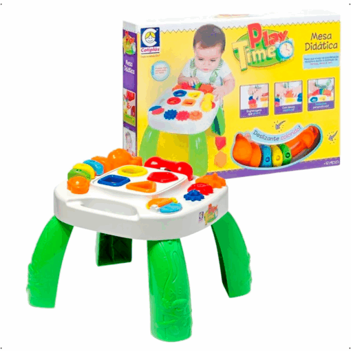 Mesa Recreativa Divertida Didática Play Time Cotiplás