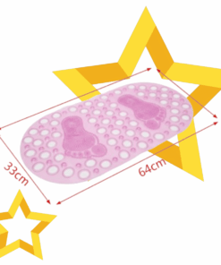 Protetor de Chão, base, esteira Tapete de Banheiro Antiderrapante com Ventosas