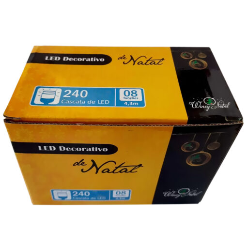 Pisca-pisca Cascata 240 Leds De 4,3m Wincy