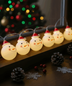 Luzes de 20 Leds Boneco de Neve USB 3m Wincy