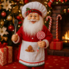 Papai Noel Confeiteiro 20x60x15 Casa Natale