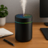 Umidificador Decorativo Circular Silencioso Branco ou Preto