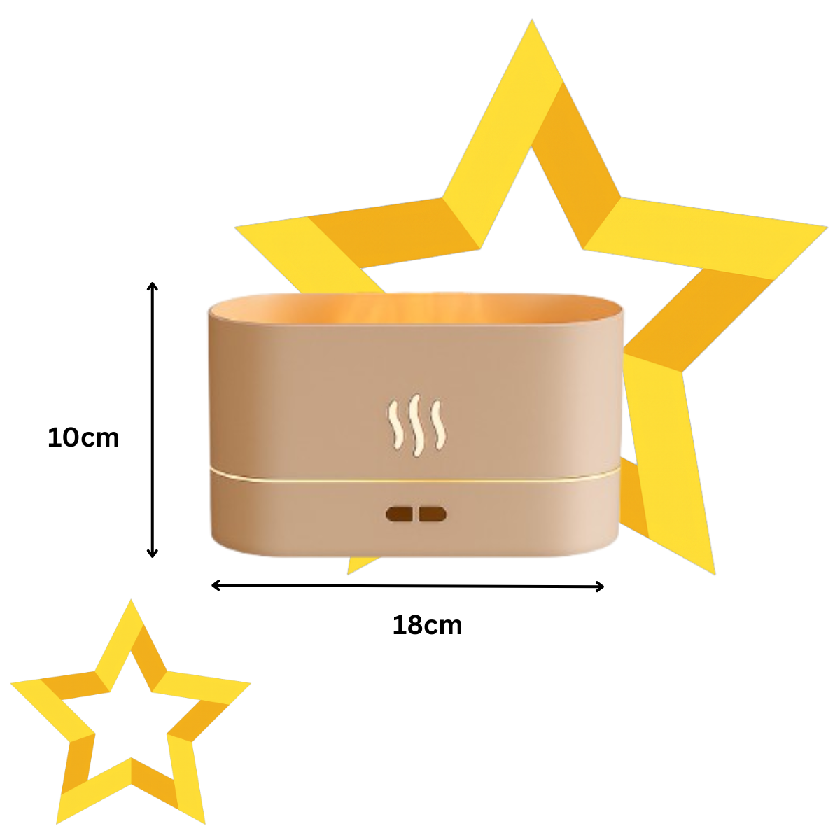 Umidificador de Ar com Efeito de Chamas