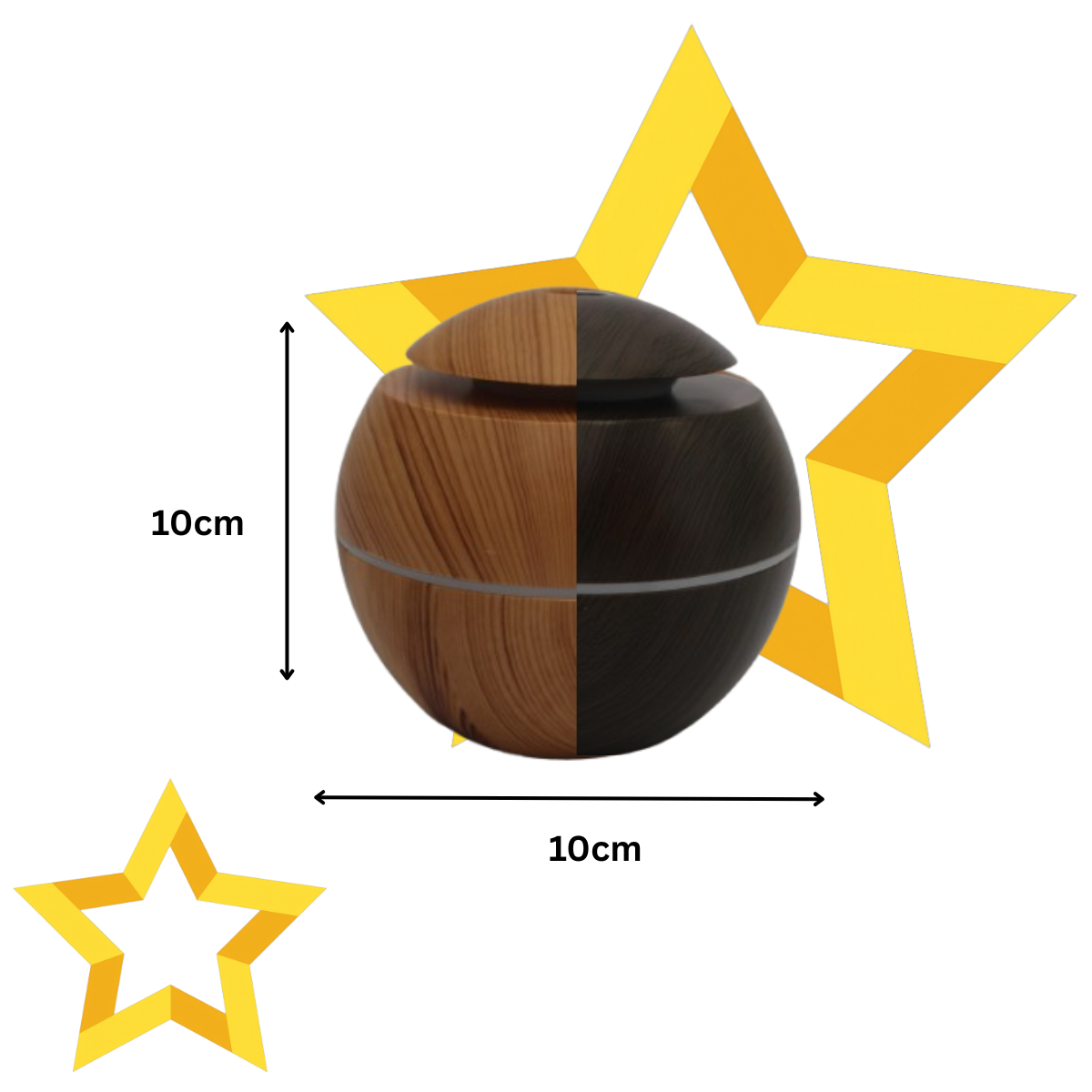 Umidificador de Ar Ultrassónico com Touch