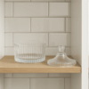 Bomboniere de Vidro com Tampa Decorada 10x11cm