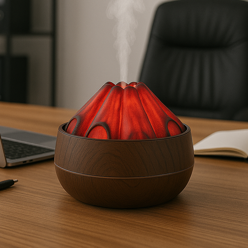 Umidificador de Ar Designer Lenhar Acesa 300ml