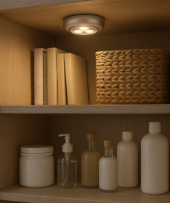 Luminária Portátil LED com Adesivo Luz de Toque sem Fio