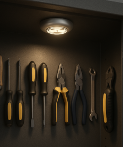 Luminária Portátil LED com Adesivo Luz de Toque sem Fio