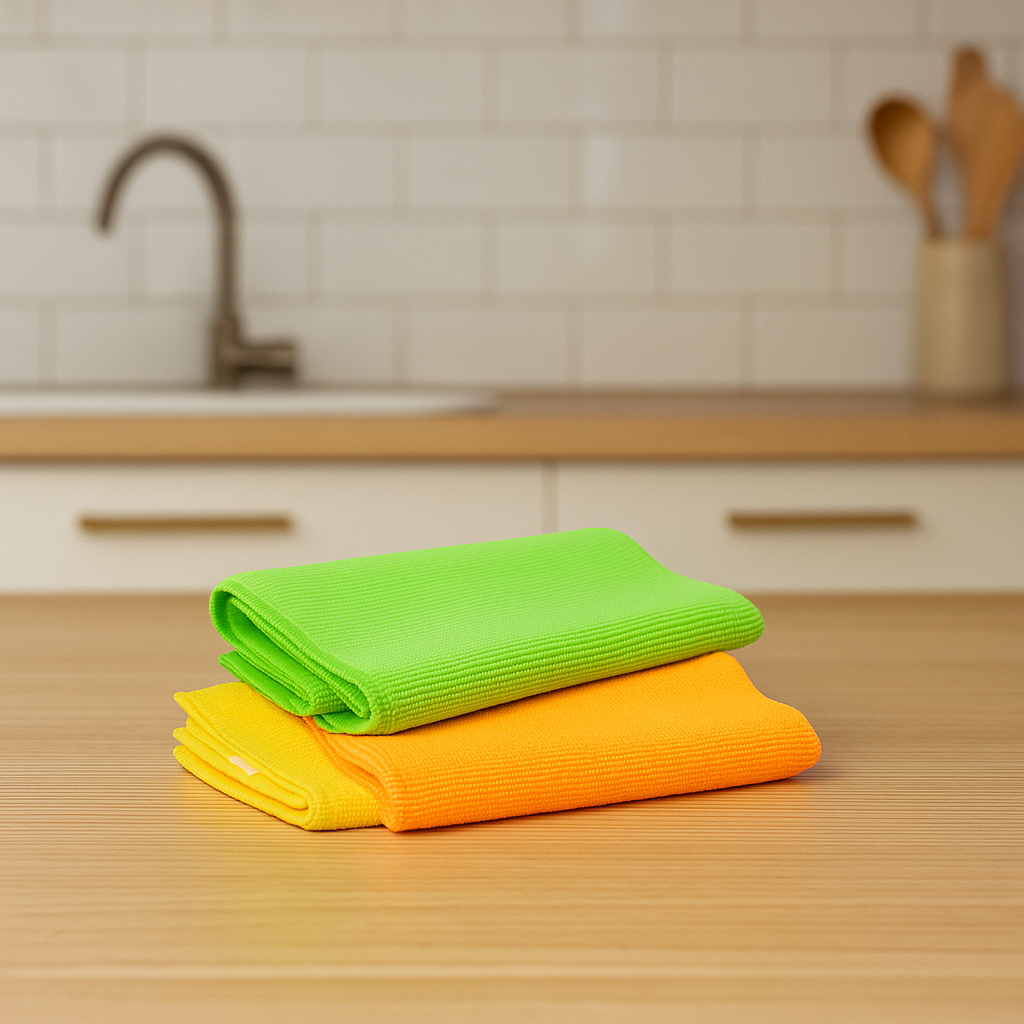 Kit com 3 Panos de Microfibra Multiuso Echo Limp