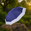 Guarda-chuva azul marinho estampado 60cm