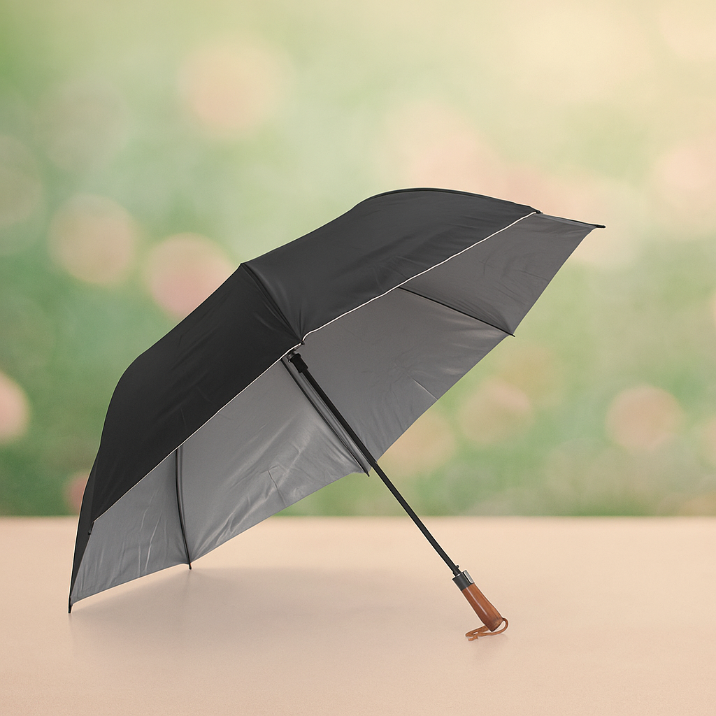 Guarda-Chuva Preto 124x77cm