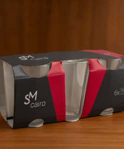 Conjunto de Copos de Vidro SM Cairo 6 Peças 325ml