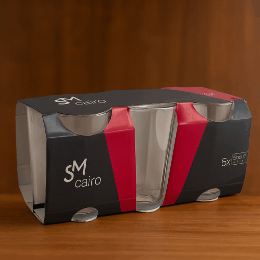 Conjunto de Copos de Vidro Dislar 6 Peças 325ml