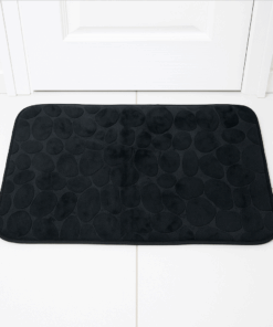 Tapete Preto em Poliéster 40x60cm