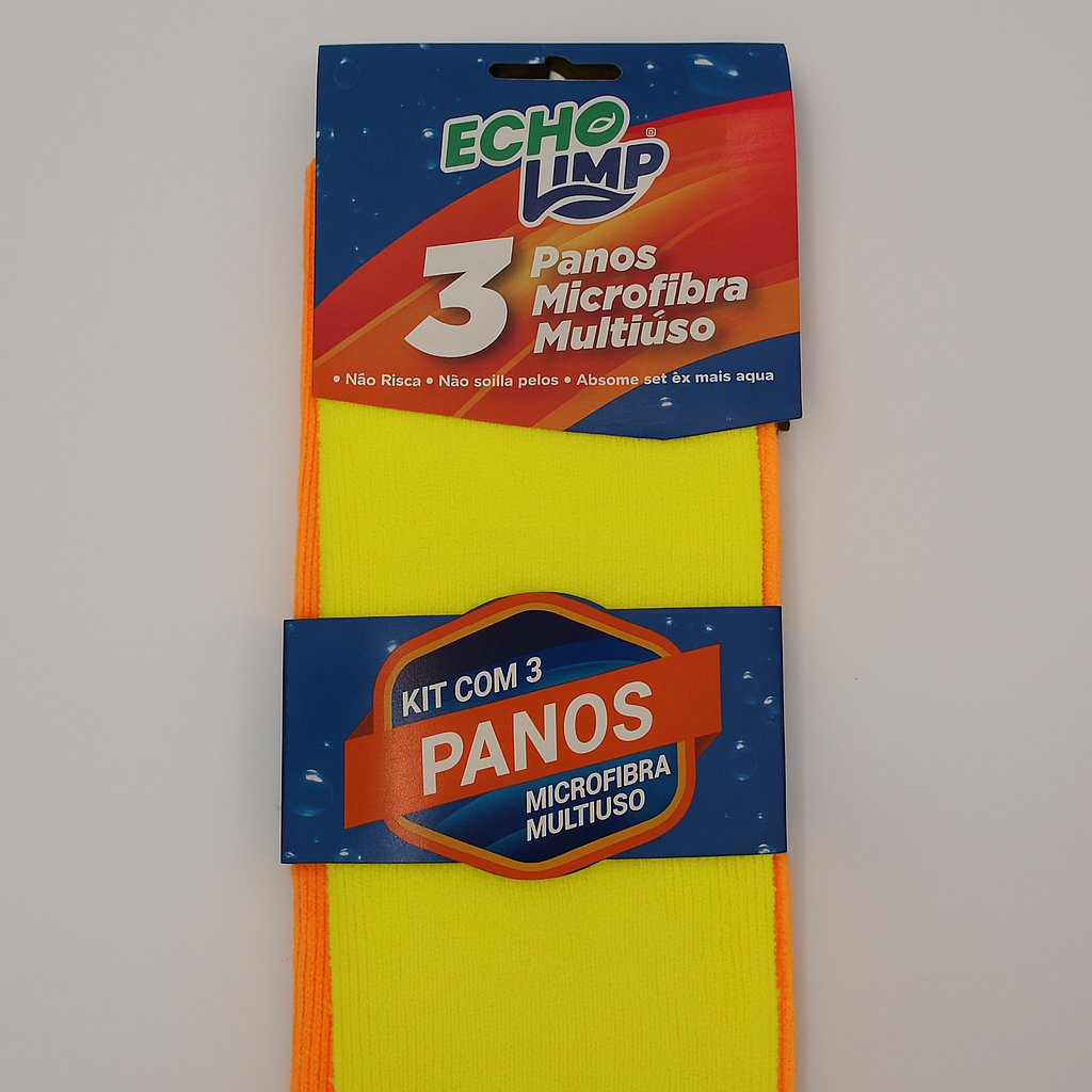 kit de panos de microfibra multiuso Echo Limp