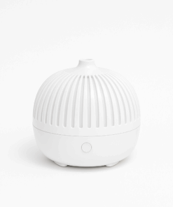 Umidificador Aromatizador Difusor Branco Led Azul 15cm