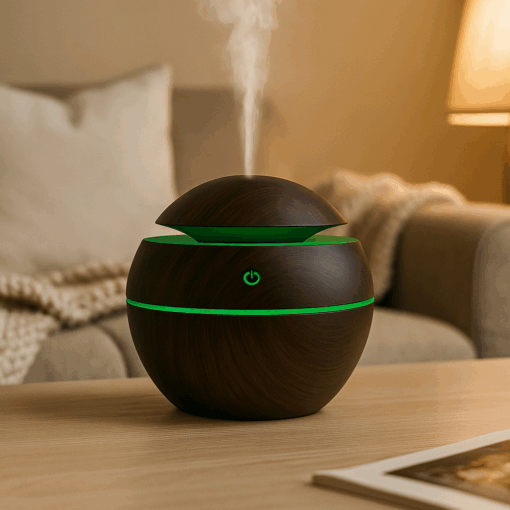 Umidificador Ultrassônico de Ar e Aromatizador com LED