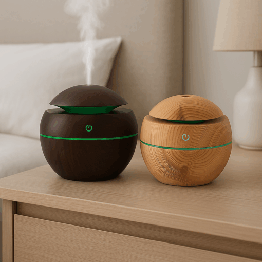 Umidificador Ultrassônico de Ar e Aromatizador com LED