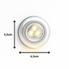 Luminária Portátil LED com Adesivo Luz de Toque sem Fio