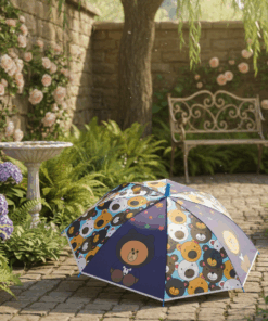 Guarda-Chuva Infantil com Estampa de Ursinhos 80cm
