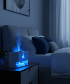 Umidificador de Ar com LED Multicolorido Designer Moderno