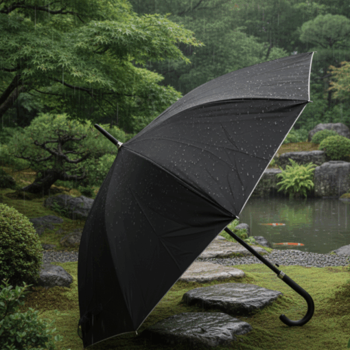 Guarda-Chuva Preto Clássico 110cm