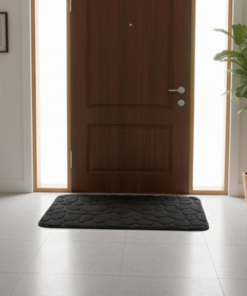 Tapete Preto em Poliéster 40x60cm