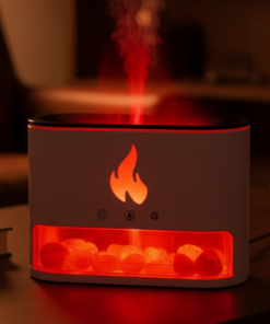 Umidificador de Ar com LED Multicolorido Designer Moderno