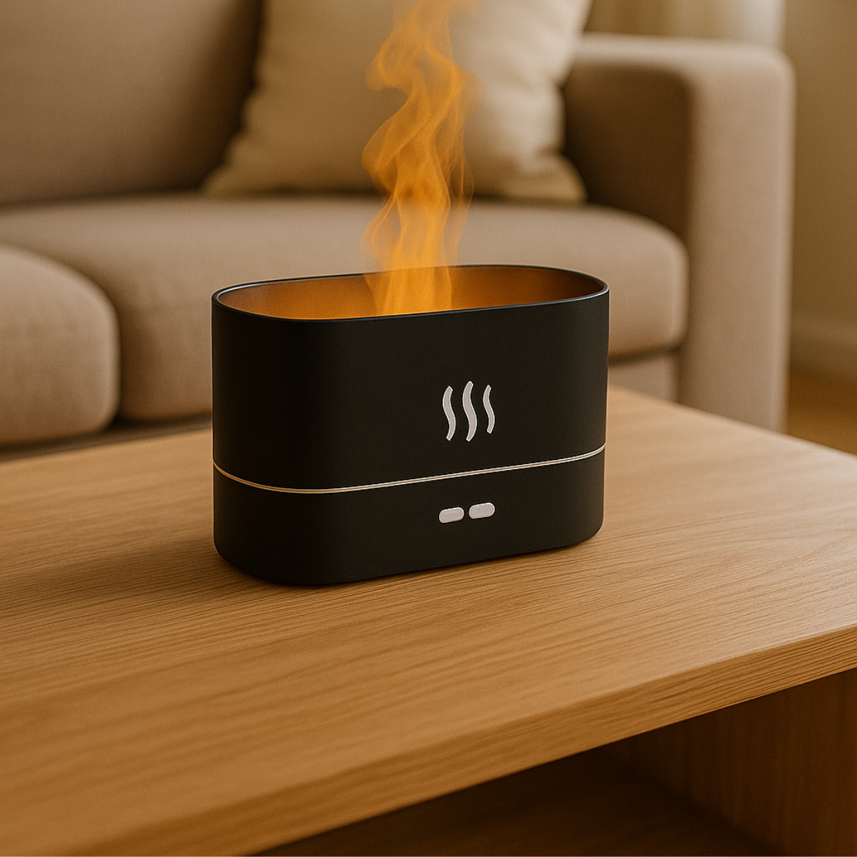 Umidificador de Ar com Efeito de Chamas