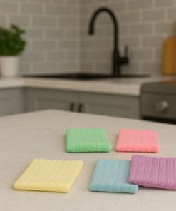 Kit Pano de Microfibra Multiuso 5 Peças 30x30cm