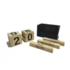 Calendário de Madeira Decorativo para Mesa