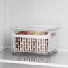 Organizador de Geladeira Transparente com Cesto