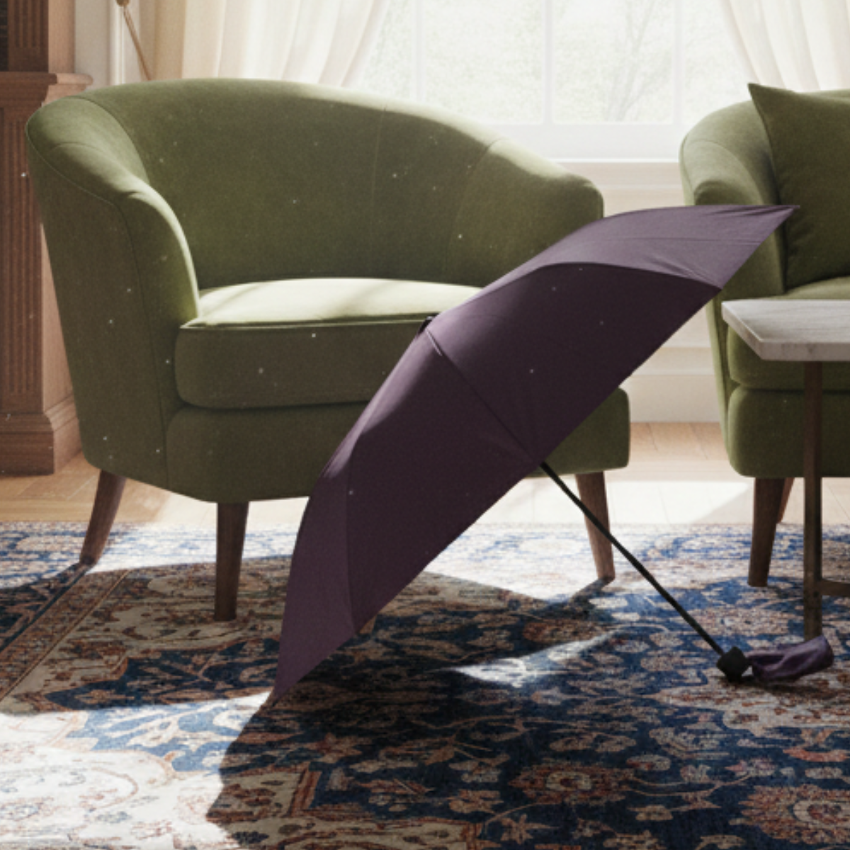 Guarda-Chuva 60cm Roxo com um toque classico