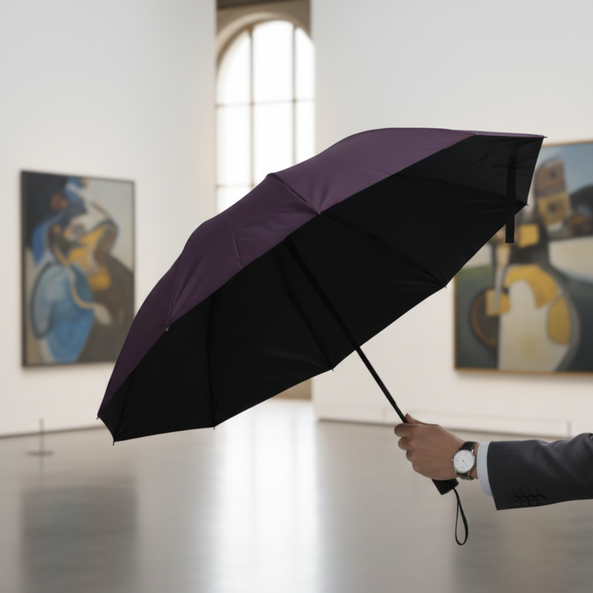 Guarda-Chuva 60cm Roxo com um toque classico