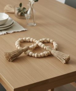 Colar Decorativo para Ambiente Moderno em Madeira Natural