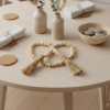 Colar Decorativo para Ambiente Moderno em Madeira Natural