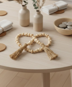 Colar Decorativo para Ambiente Moderno em Madeira Natural