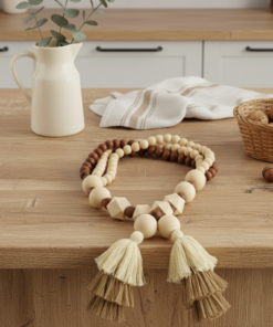 Colar Decorativo para Mesa Moderna com Design Natural