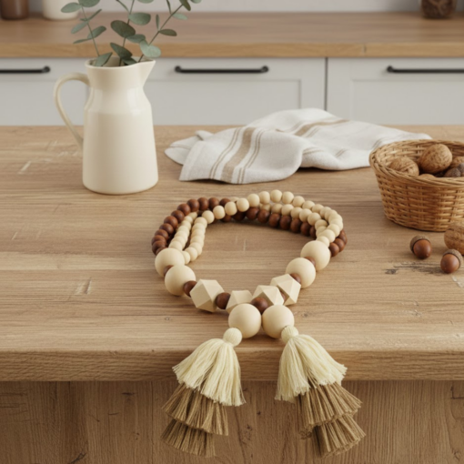 Colar Decorativo para Mesa Moderna com Design Natural